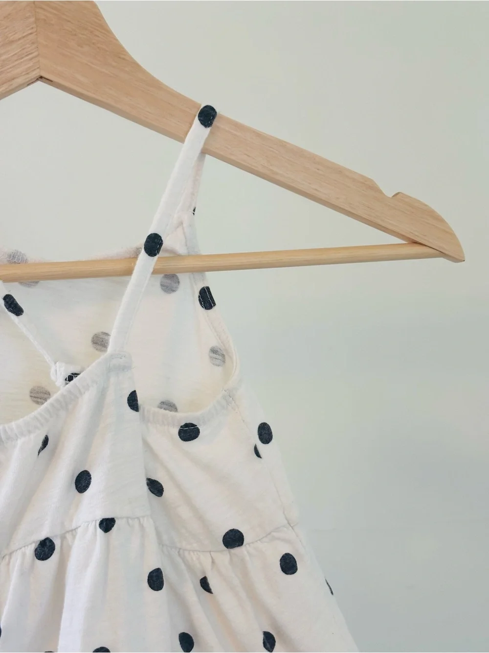 Old Navy, White & Black Polka Dot Sundress | 100% Cotton | 18-24M